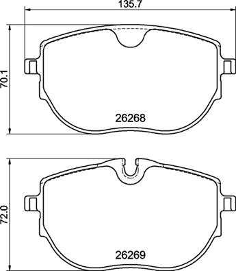 Brembo Remblokset P 85 187