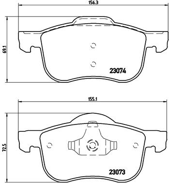 Brembo Remblokset P 86 016