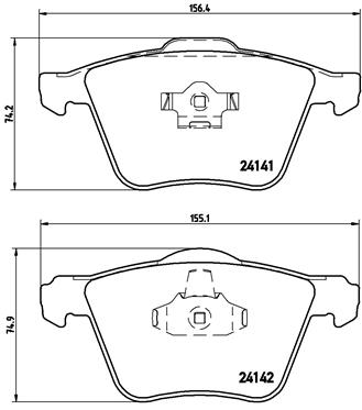 Brembo Remblokset P 86 018