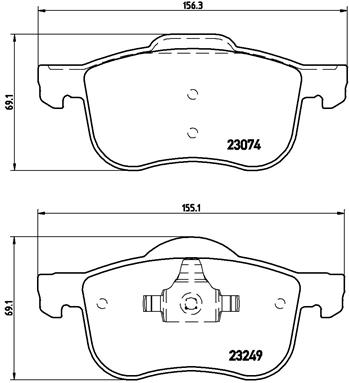 Brembo Remblokset P 86 020