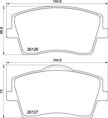 Brembo Remblokset P 86 031