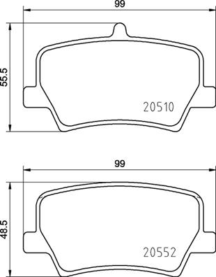 Brembo Remblokset P 86 032