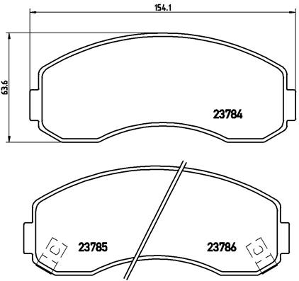 Brembo Remblokset P 99 003