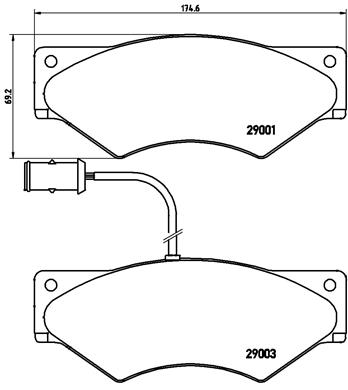 Brembo Remblokset P A6 007