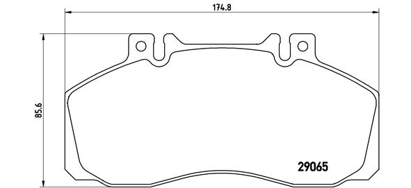 Brembo Remblokset P A6 008