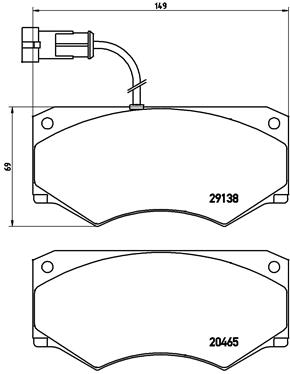 Brembo Remblokset P A6 016