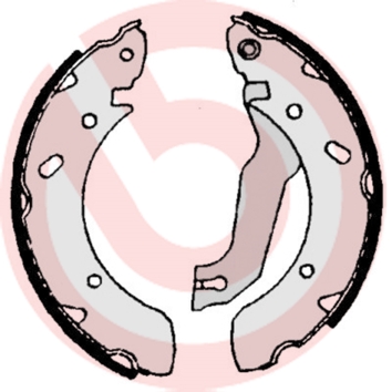 Brembo Remschoen set S 30 504