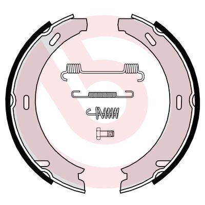 Remschoen set Brembo S 50 507