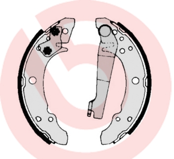 Brembo Remschoen set S 85 507