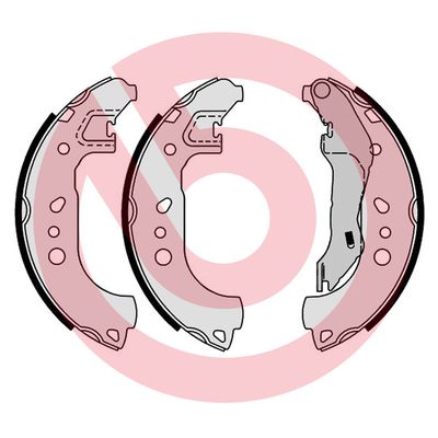 Brembo Remschoen set S 85 543