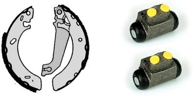 Remschoen set Brembo H 24 033