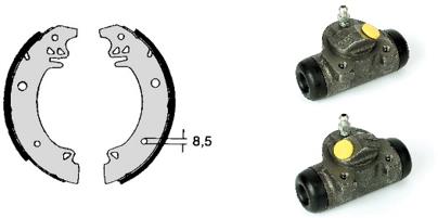 Remschoen set Brembo H 61 020