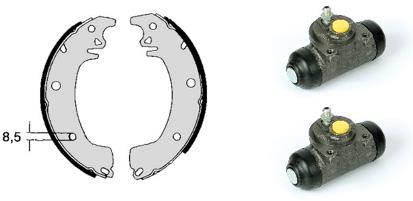 Remschoen set Brembo H 68 020