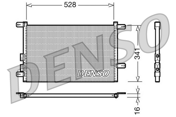 Airco condensor Denso DCN01003