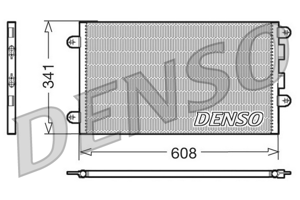 Airco condensor Denso DCN01012