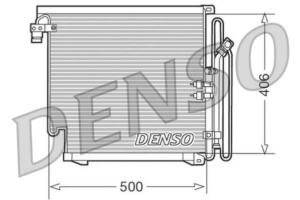 Airco condensor Denso DCN02010