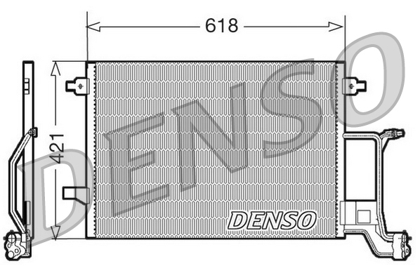 Airco condensor Denso DCN02015