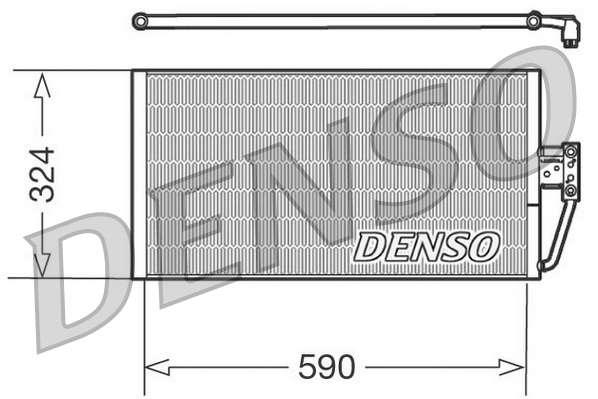 Airco condensor Denso DCN05006