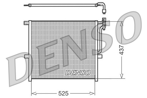 Airco condensor Denso DCN05008