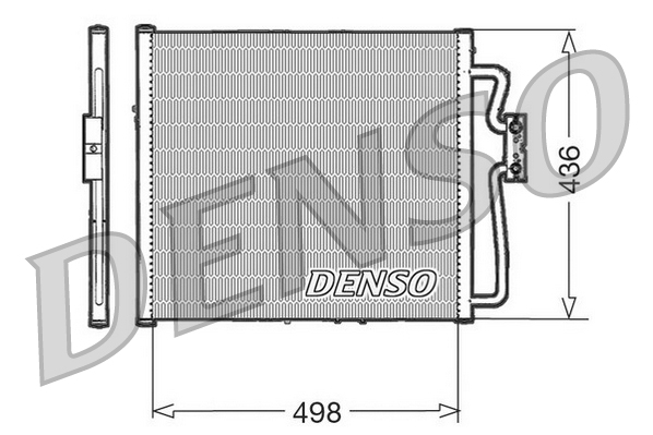 Airco condensor Denso DCN05019