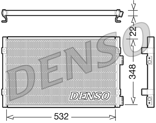 Airco condensor Denso DCN06002