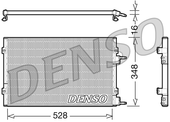 Airco condensor Denso DCN06003