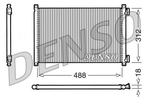 Airco condensor Denso DCN09103
