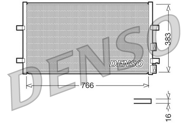 Airco condensor Denso DCN10009