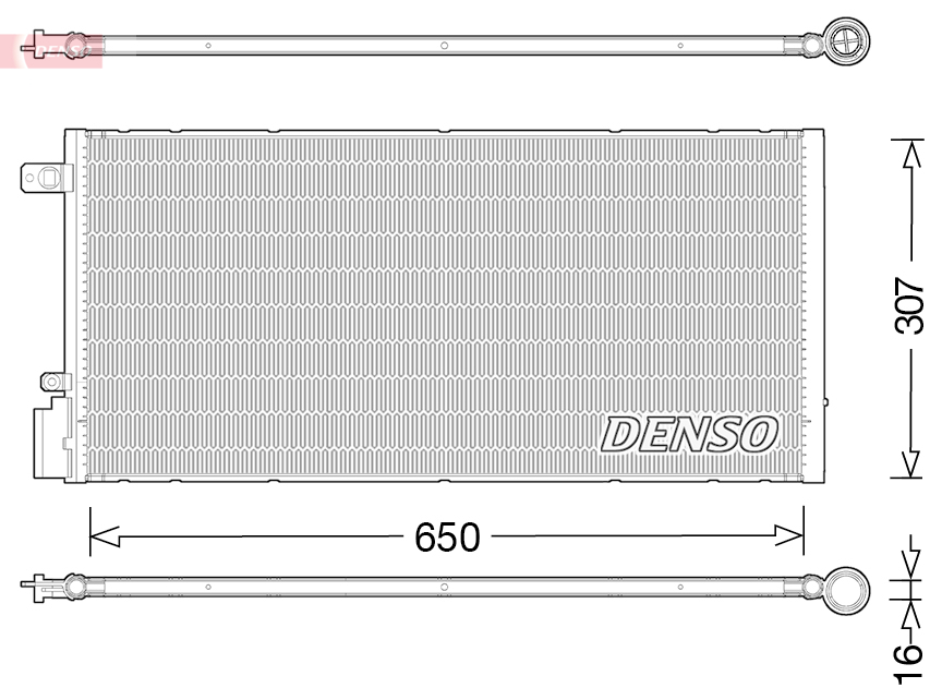 Airco condensor Denso DCN15005