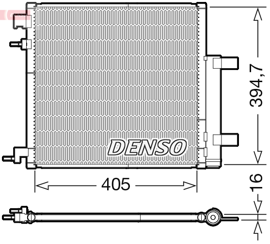 Airco condensor Denso DCN15006