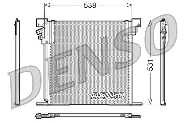 Airco condensor Denso DCN17030