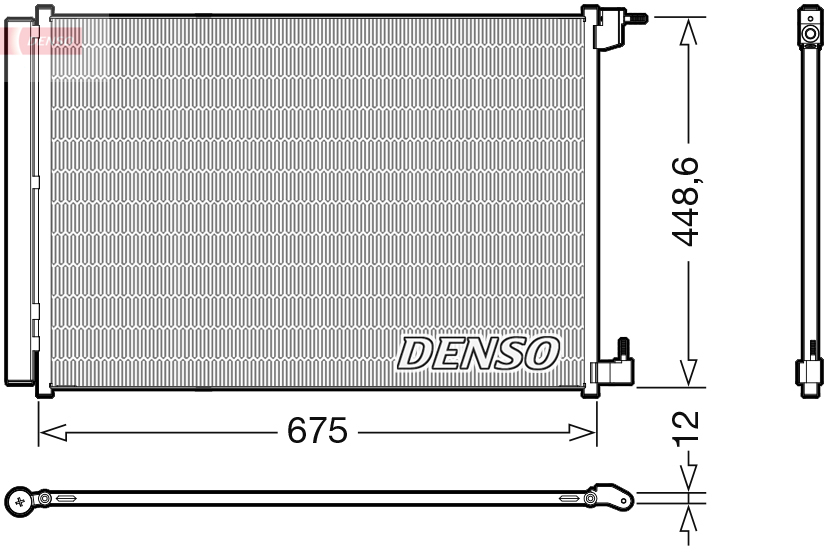 Airco condensor Denso DCN17060