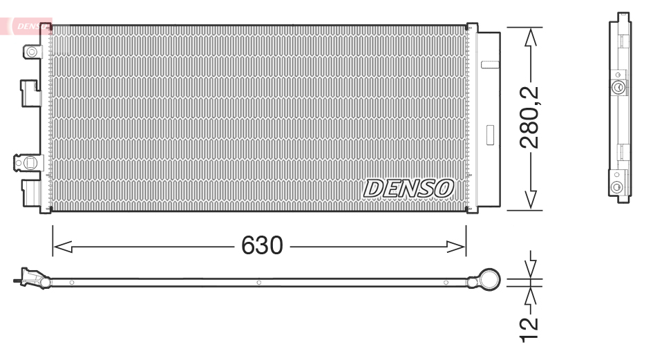 Airco condensor Denso DCN20018