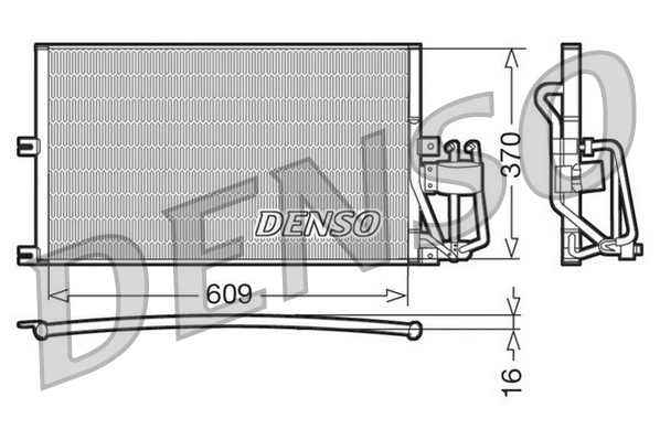 Airco condensor Denso DCN20029