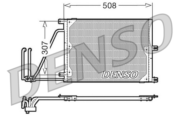 Airco condensor Denso DCN20030