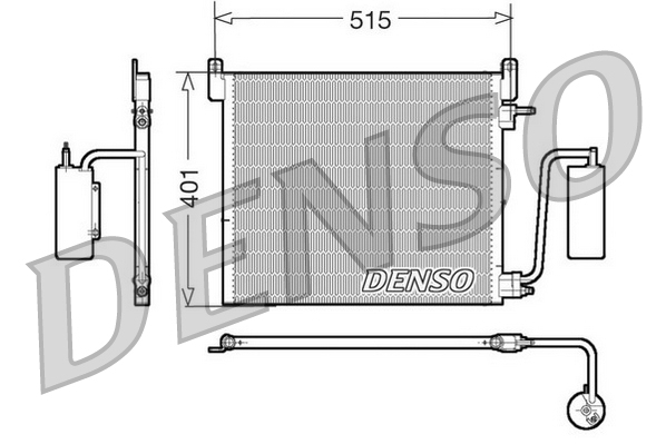 Airco condensor Denso DCN20033