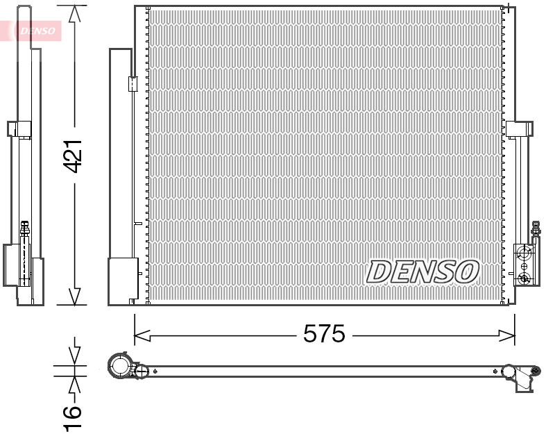 Airco condensor Denso DCN20036