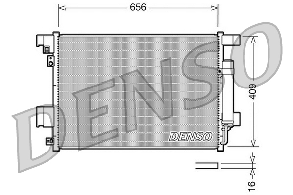 Airco condensor Denso DCN21001