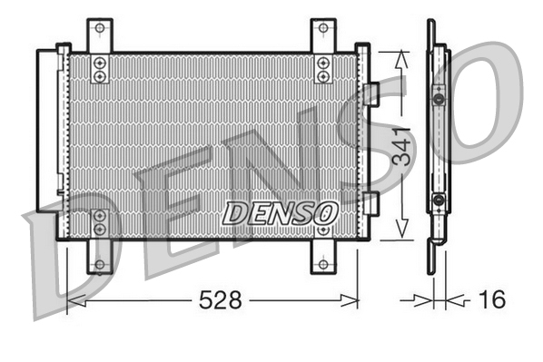Airco condensor Denso DCN21007