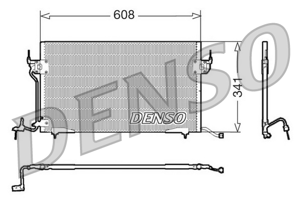 Airco condensor Denso DCN21010