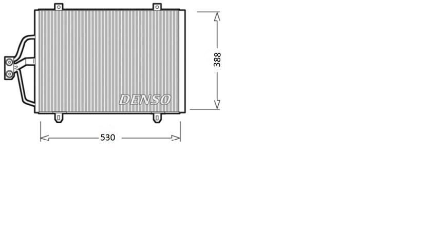 Airco condensor Denso DCN23003