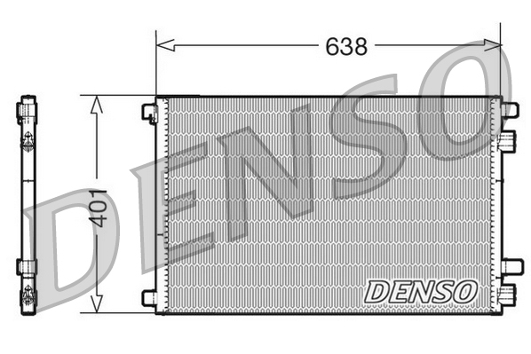 Airco condensor Denso DCN23012