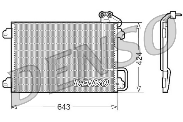 Airco condensor Denso DCN23013