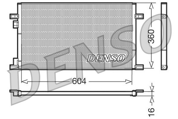 Airco condensor Denso DCN23019