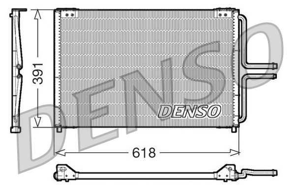 Airco condensor Denso DCN23020