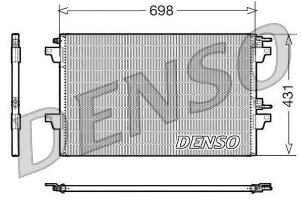 Airco condensor Denso DCN23021