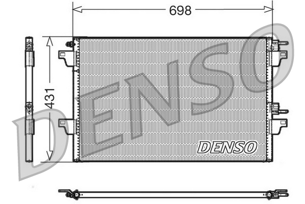 Airco condensor Denso DCN23022