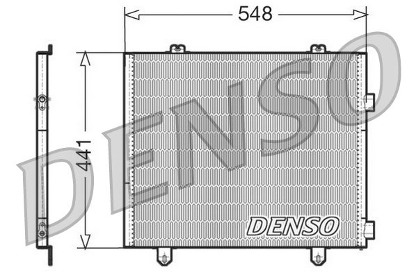 Airco condensor Denso DCN23025