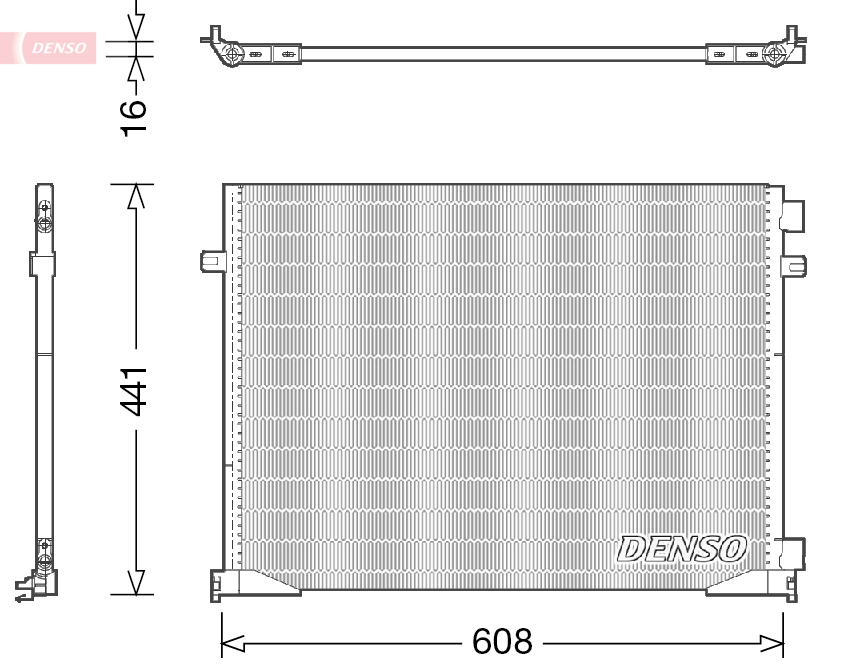 Airco condensor Denso DCN23035