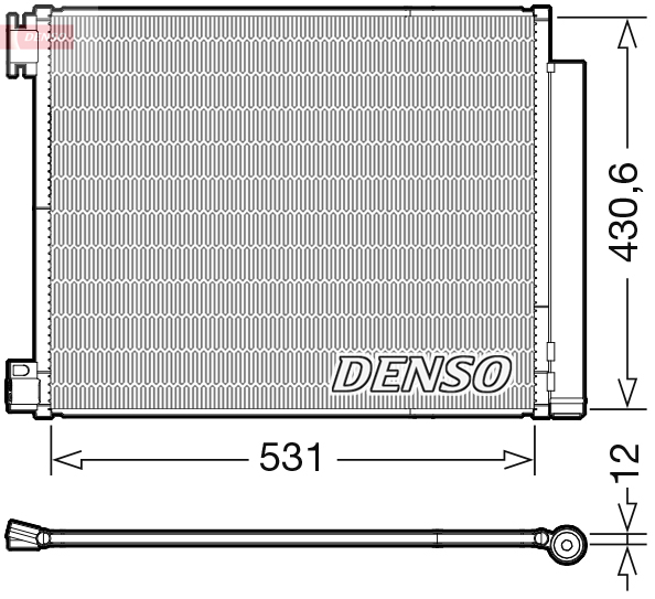 Airco condensor Denso DCN23039